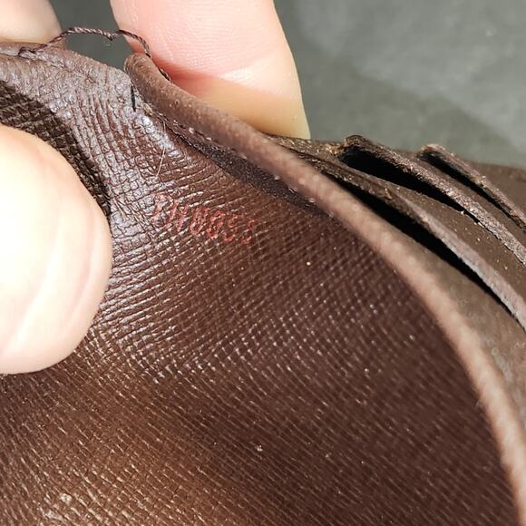 Authentic Louis Vuitton Vintage Long Wallet In Damier Ebene Luxury Designer - Picture 14 of 16